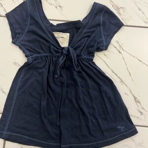 Abercrombie & Fitch Navy Casual Top
